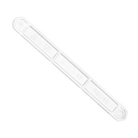 Plastic Coffee Stirrer PS Clear 9cm (100 Units)  