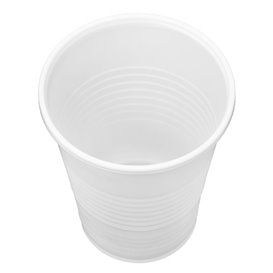 Reusable Plastic Cup in PP White 240ml (100 Units)  