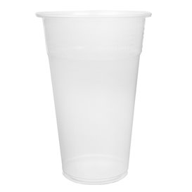 Reusable Plastic Cup in PP Clear 550ml Ø9,0cm (75 Units)  