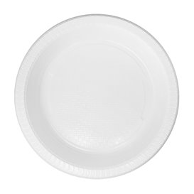 Reusable Plate Deep Economic PS White Ø22cm (450 Units)