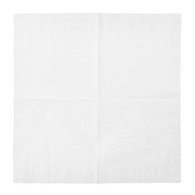 Paper Napkin with Border 40x40cm 1-ply White (200 Units)