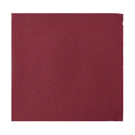 Cocktail Napkin 20x20cm 2-ply Burgundy (100 Units)