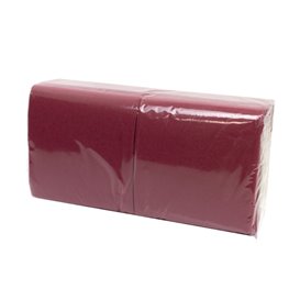 Cocktail Napkin 20x20cm 2-ply Burgundy (100 Units)