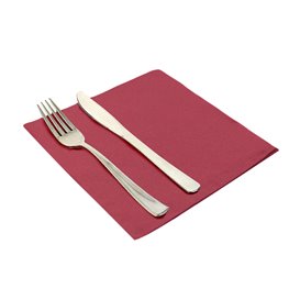 Paper Napkin Double Point 40x40cm 2-ply Burgundy (1.200 Units)