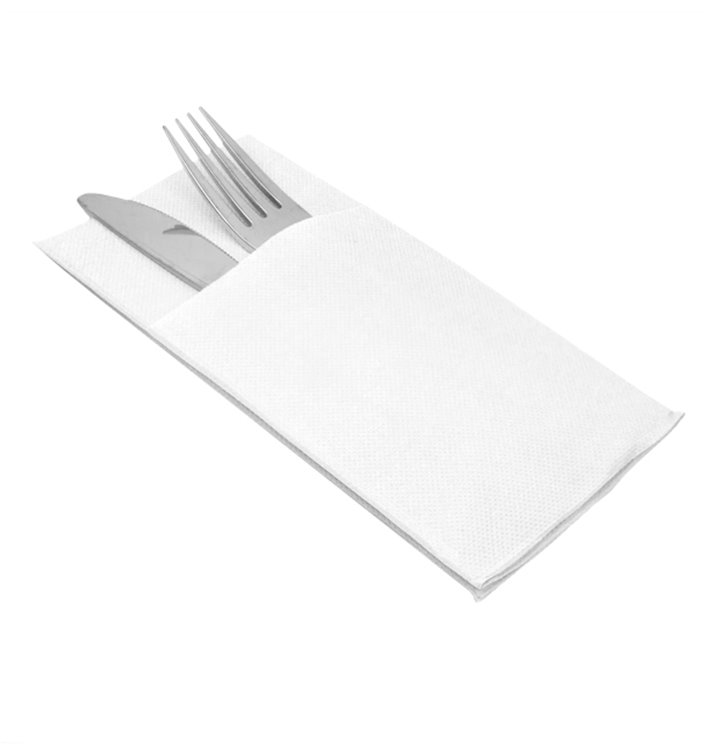 Cutlery Napkin Fold Micropoint 40x40cm White (480 Units)