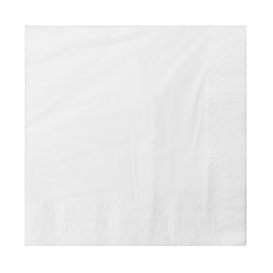 Paper Napkin with Border 40x40cm 1-ply White (200 Units)