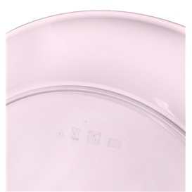 Reusable Plate Durable PP Mineral Pink Ø23,5cm (54 Units)