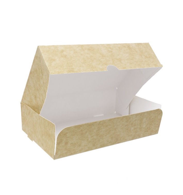 Kraft Cardboard Bakery Box 17,5x11,5x4,7cm 250g (400 Units)