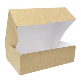 Kraft Cardboard Bakery Box 25,8x18,9x8cm 2kg (20 Units) 