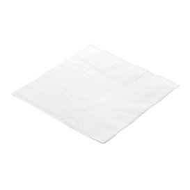 Paper Napkin with Border 40x40cm 1-ply White (200 Units)