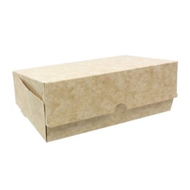 Kraft Cardboard Bakery Box 17,5x11,5x4,7cm 250g (400 Units)