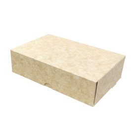 Kraft Cardboard Bakery Box 17,5x11,5x4,7cm 250g (400 Units)