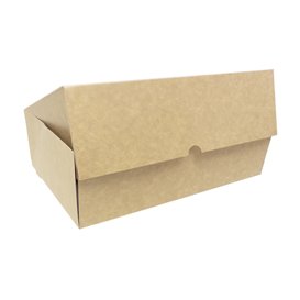 Kraft Cardboard Bakery Box 25,8x18,9x8cm 2kg (20 Units) 