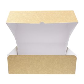 Kraft Cardboard Bakery Box 25,8x18,9x8cm 2kg (20 Units) 