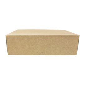 Kraft Cardboard Bakery Box 20,4x15,8x6cm 1kg (20 Units) 