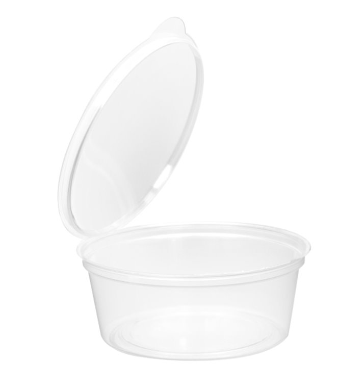 Plastic Container APET Round shape Transparente 80ml (450 Units)