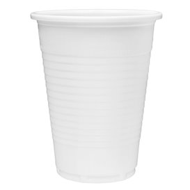 Reusable Plastic Cup in PP White 200ml (100 Units)  