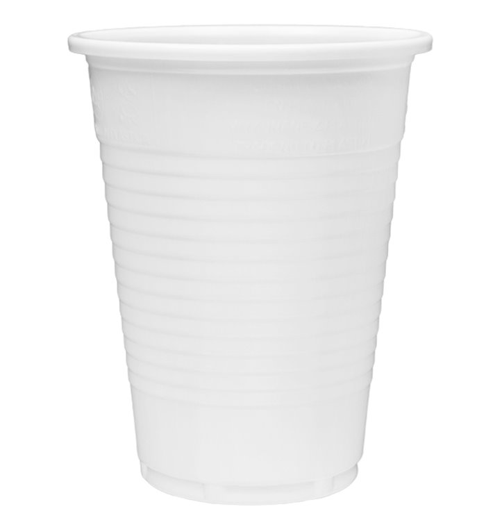 Reusable Plastic Cup in PP White 200ml (100 Units)  