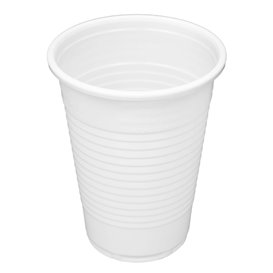 Reusable Plastic Cup in PP White 200ml (100 Units)  