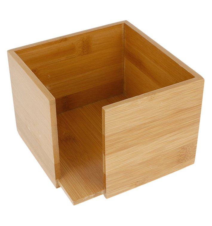 Bamboo Napkin Holder 13,5x13,5x10cm (1 Unit) 