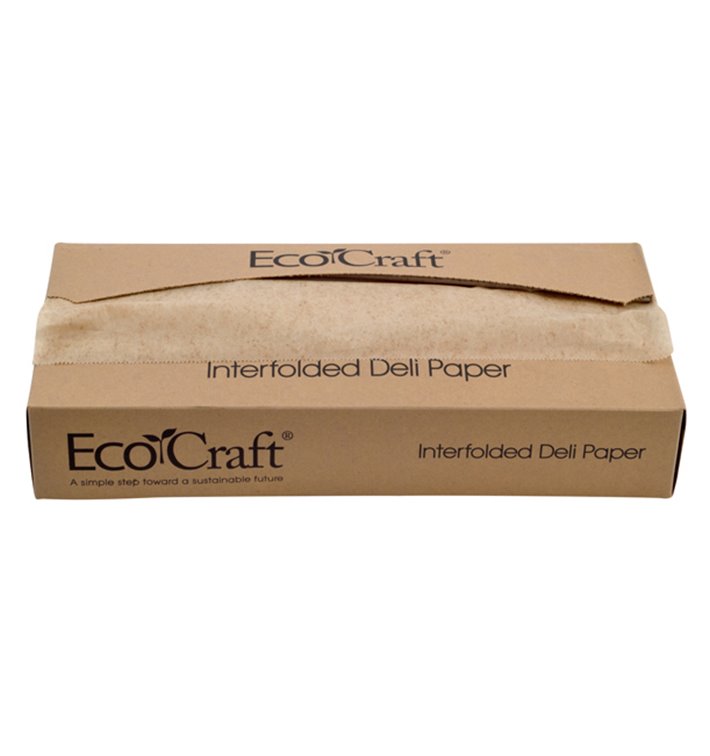 Greaseproof Paper Wrapping Kraft in Dispenser 30,8x27cm (6.000 Units)