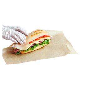 Greaseproof Paper Wrapping Kraft in Dispenser 37,5x27cm (500 Units)