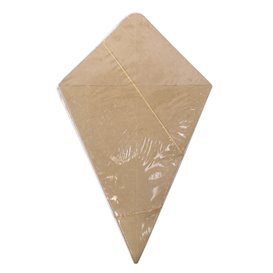 Paper Dipping Cone Kraft 26,5cm 250g (50 Units)