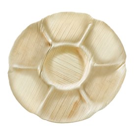 Palm Leaf Plate Round Shape 7C Ø29,5cm (120 Units)