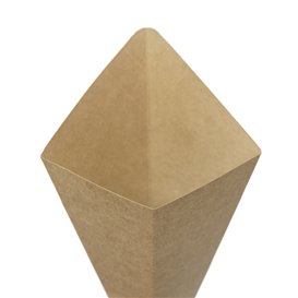 Paper Dipping Cone Kraft 26,5cm 250g (50 Units)