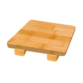 Bamboo Sushi Tray 15x15x2,5cm (40 Units)