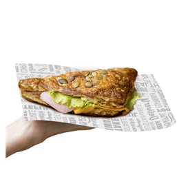 Paper Food Wrap Grease-Proof “Paraules” 20x24,5cm (1.000 Units)