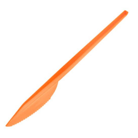 Plastic Knife PS Orange 16,5 cm (900 Units)