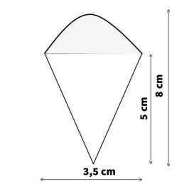 Pine Leaf Cone 8cm (1000 Units)