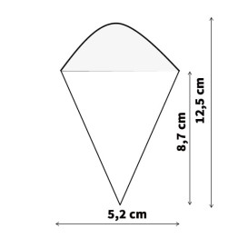 Pine Leaf Cone 12,5cm (50 Units) 