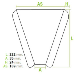 Corrugated Pizza Slice Box Kraft (100 Units)