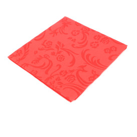 Airlaid Napkins "Damascato" Red 40x40cm (50 Units) 