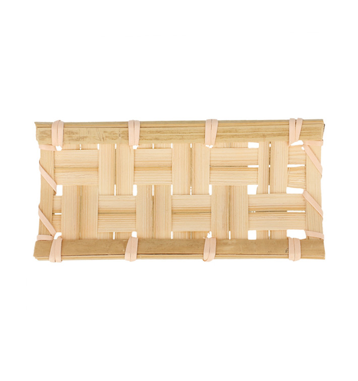 Bamboo Tray "Trenzado" 10,5x5cm 