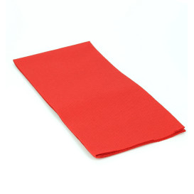 Paper Napkin Double Point Red 1/8 40x40cm (1.200 Units)