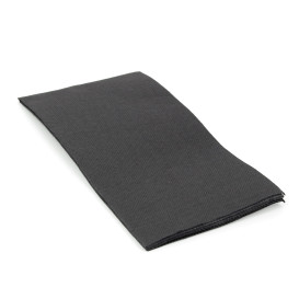 Paper Napkin Double Point Black 1/8 40x40cm (50 Units) 