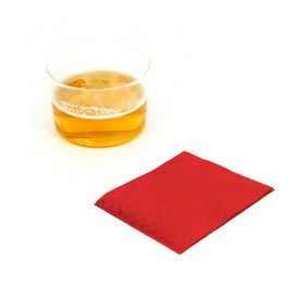 Paper Napkin Red 20x20cm (6.000 Units)