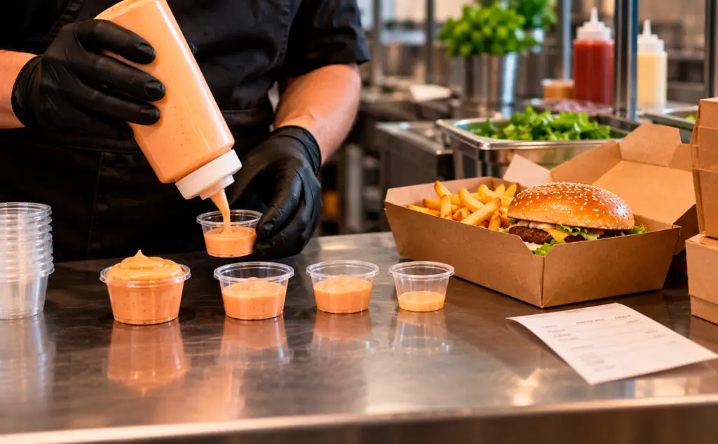 sauce portion control