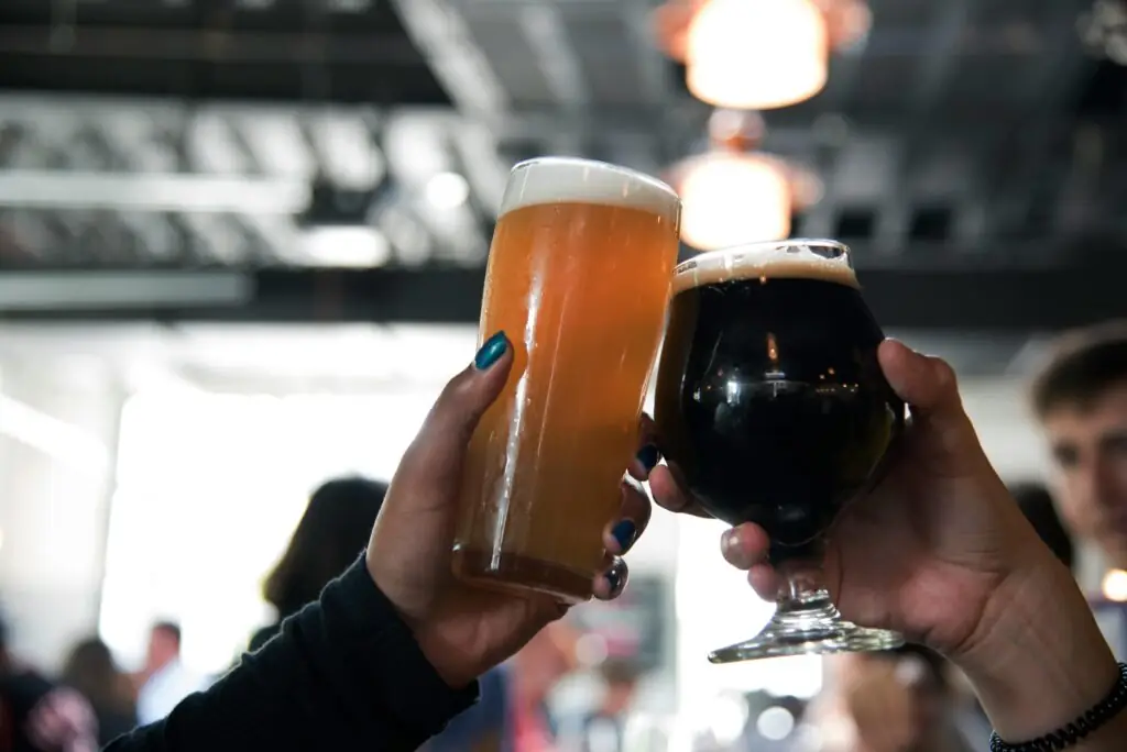Different types of beer