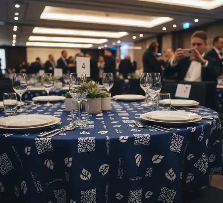 Customized tablecloths for events