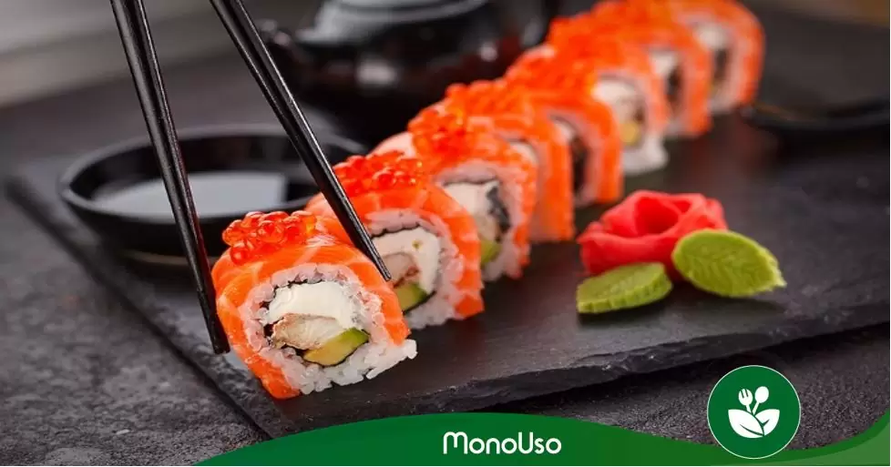 Vegetarian sushi
